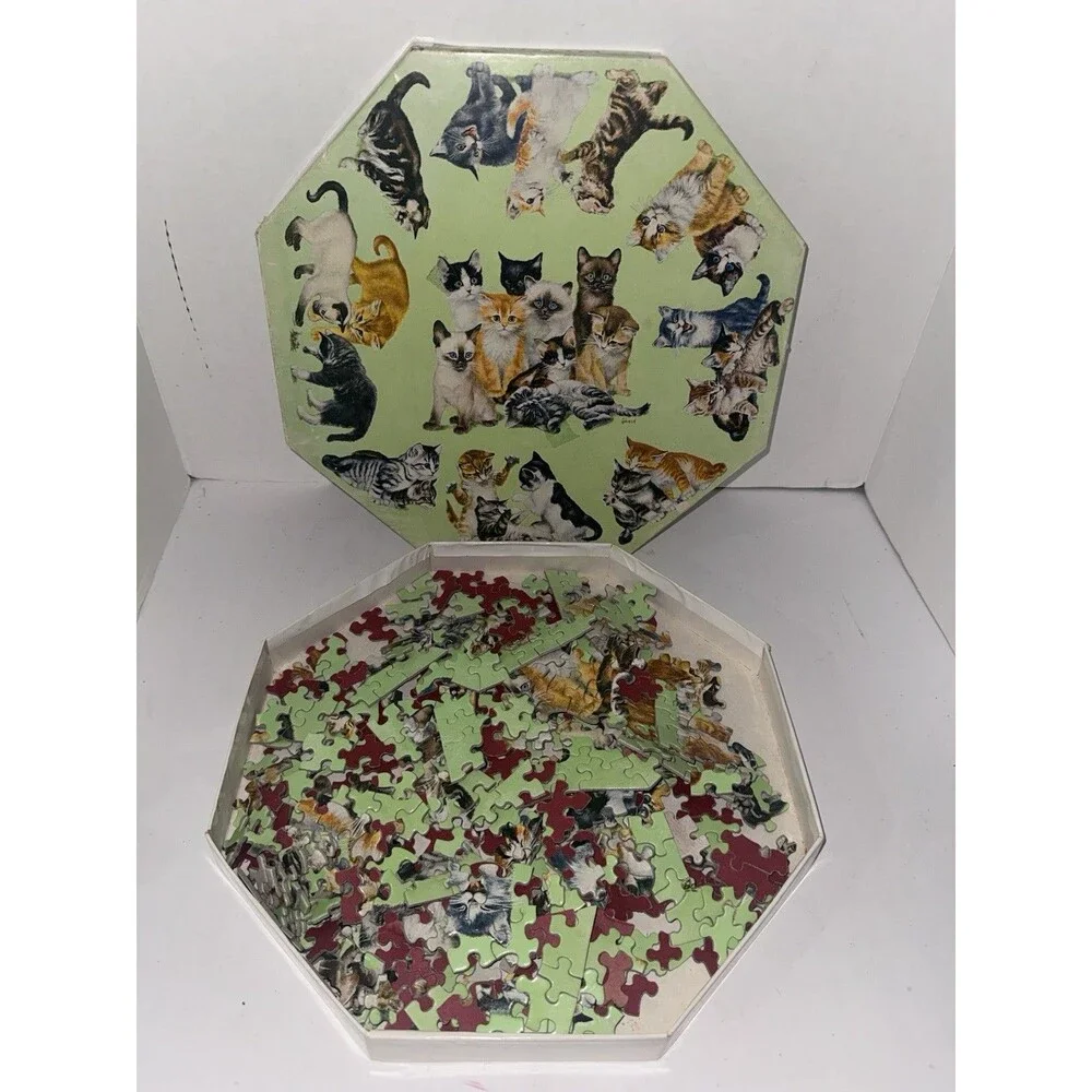 Vintage 1968 Springbok Kittens Okta Puzzle 500 Pc Girard Goodenow